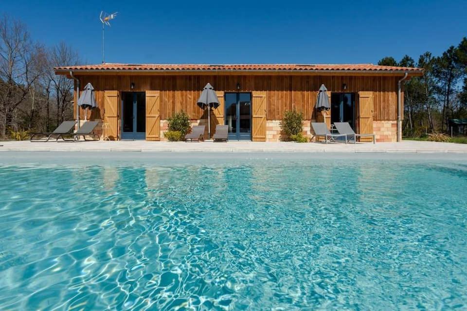 Domaine De La Grange Bed & Breakfast Carcans Bagian luar foto