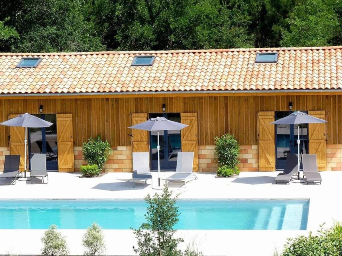 Domaine De La Grange Bed & Breakfast Carcans Bagian luar foto